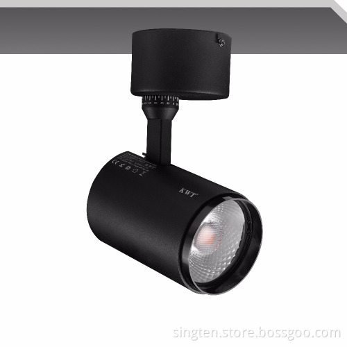 kwt 2017 new product surface mounted gimbal led ceiling spotlight, 90ra led track lighting